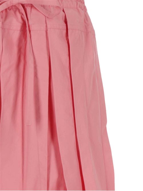 Rose pink cotton poplin pants Jil Sander | J02KA0221J45202951